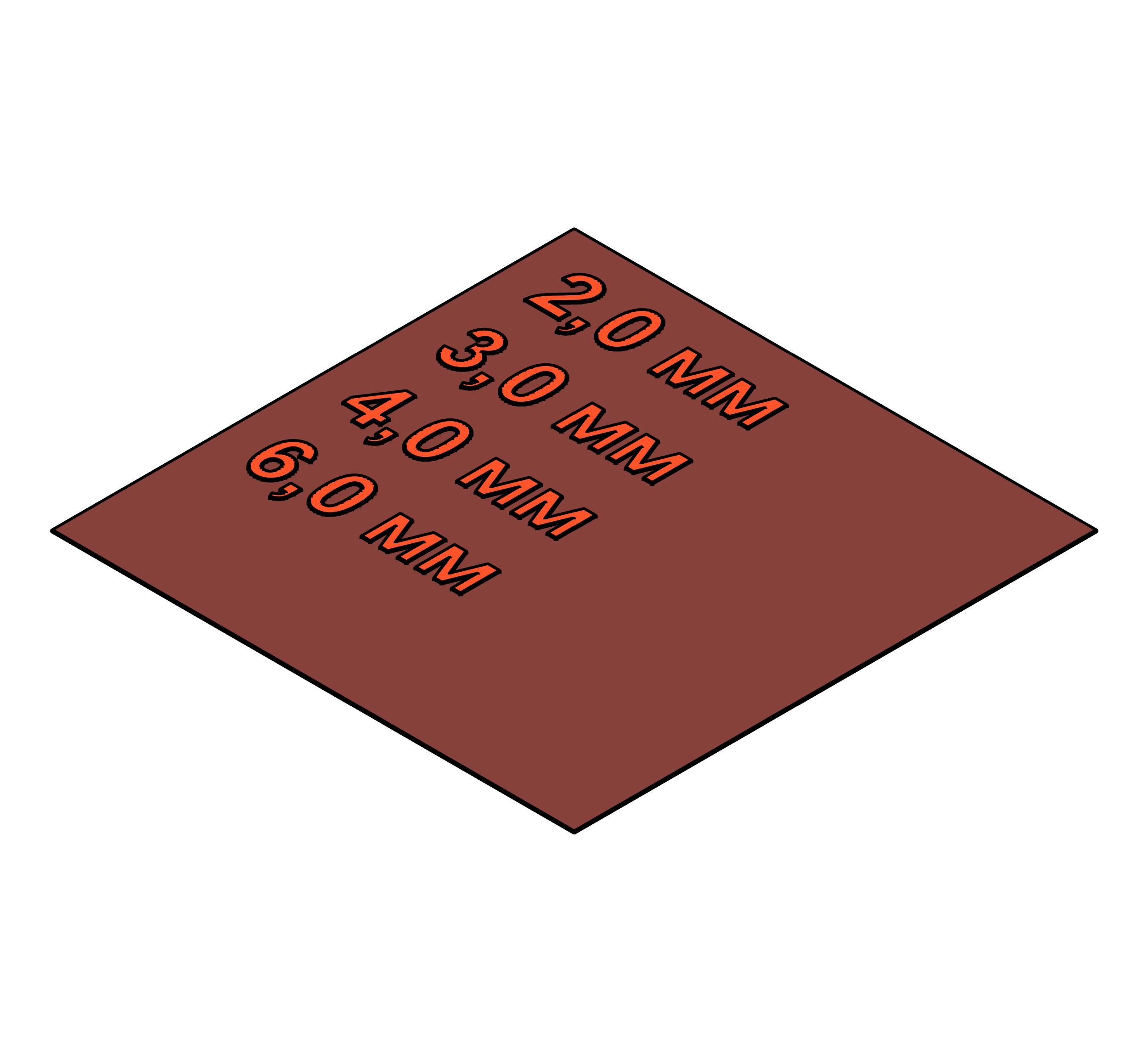 Покрытие QTP LS 2640-010 (2,0 мм; 3,0 мм; 4,0 мм; 6,0 мм)